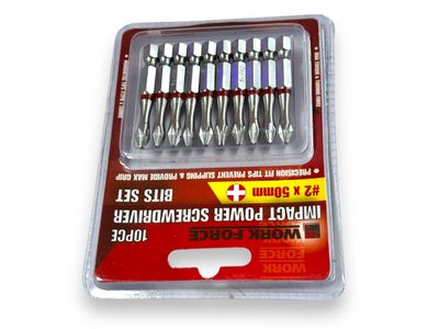 10Pc Power Bits PH2