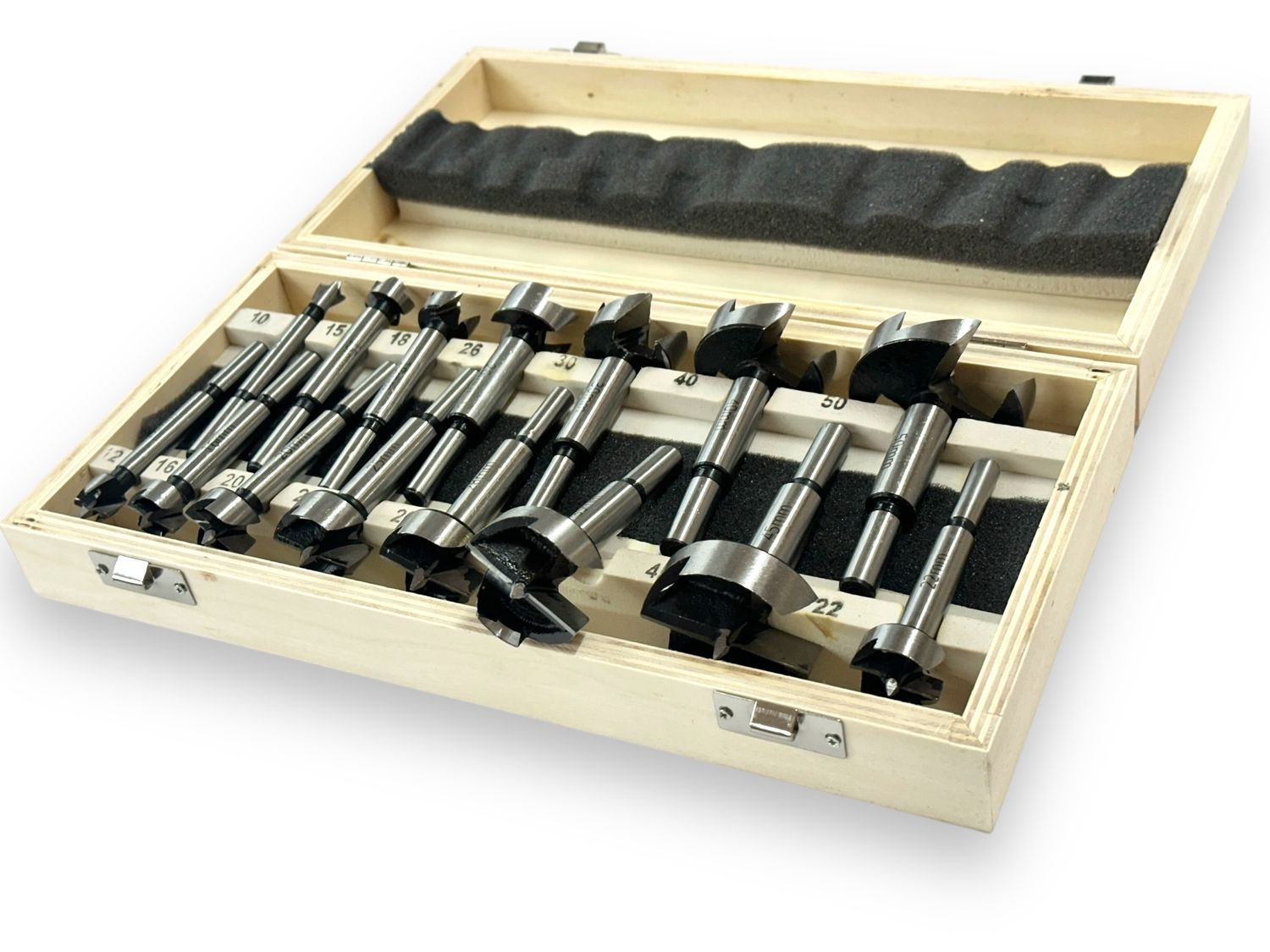 15Pc Forstner Bit Set