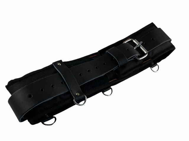 Leather Belt with Padding 38&quot; to 46&quot;