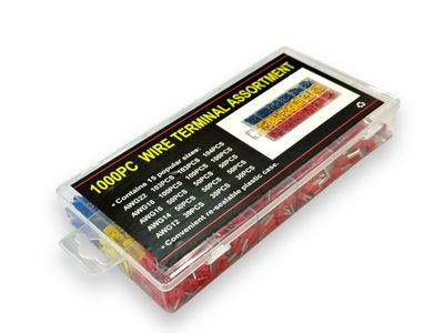 1000 Pc Electrical Terminal Assortment