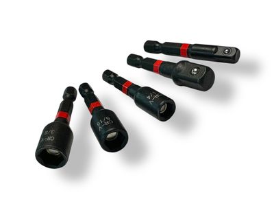 5Pc Nut Driver and Power Screwdriver Set