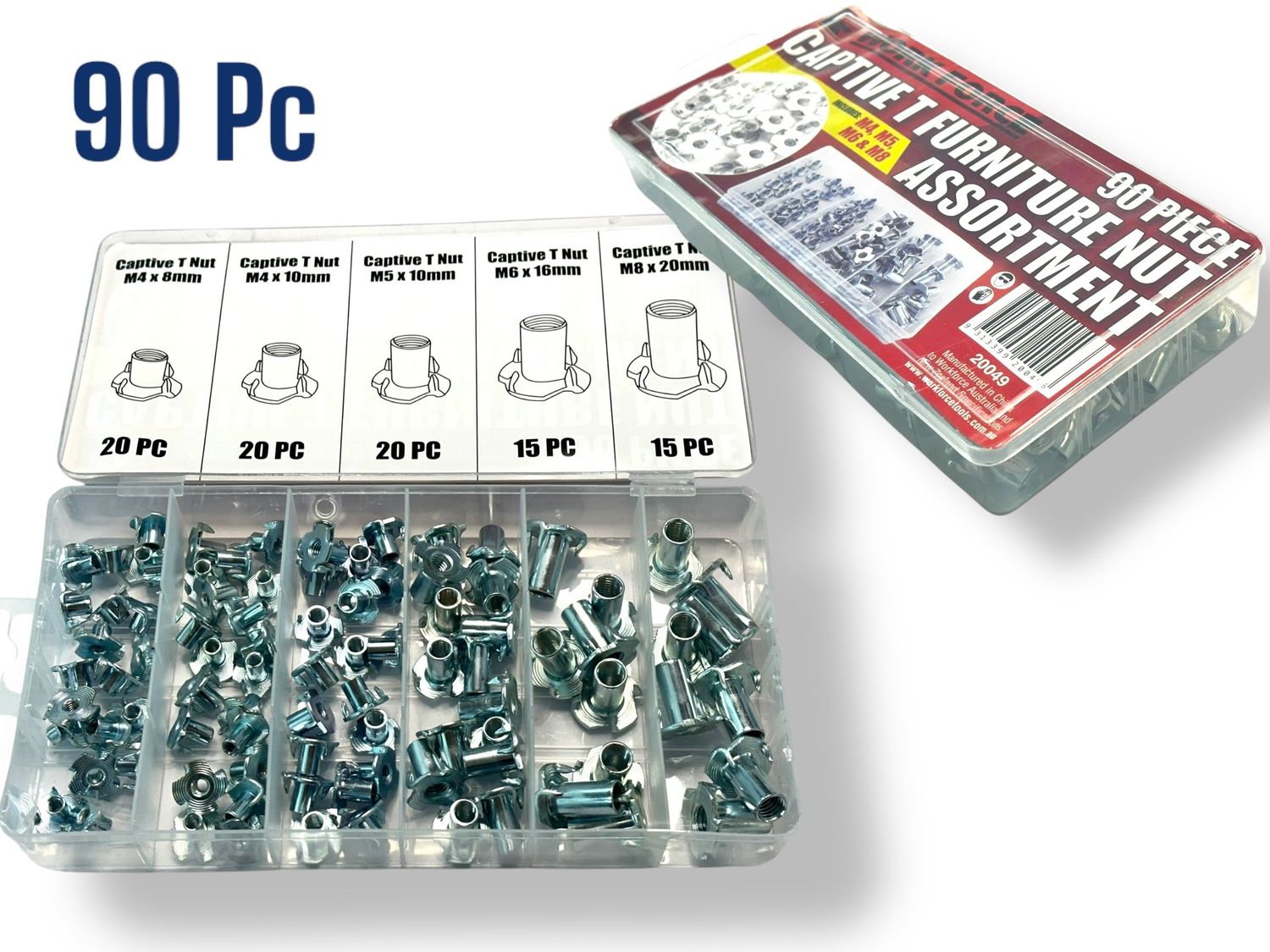 90 Pc Furniture Nuts Set