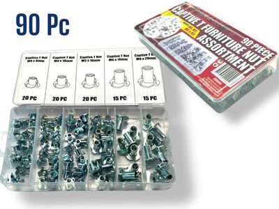 90 Pc Furniture Nuts Set