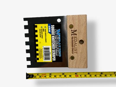 4" Scraper Square Knotched