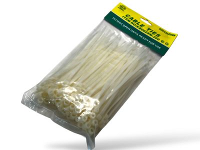 200mm x 4.8mm Cable Ties White