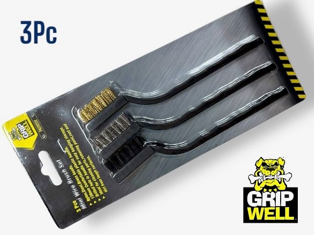 3 Pc Mini Wire Brush Set