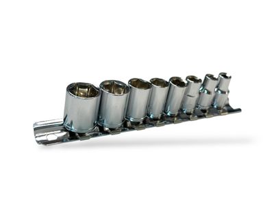 9Pc Socket Set Metric 1/4" Dr