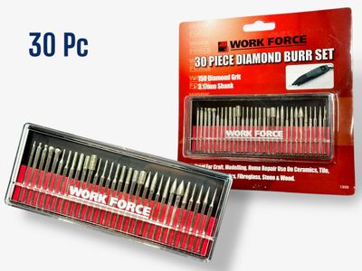 30Pc Diamond Burr Set