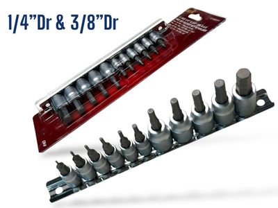 11Pc Hex Socket Set SAE