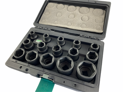 15Pc Socket Set 1/2&quot; Dr Impact