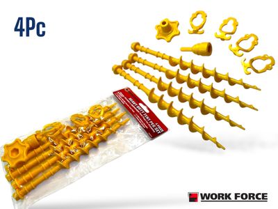 4Pc Tent Pegs Screw In