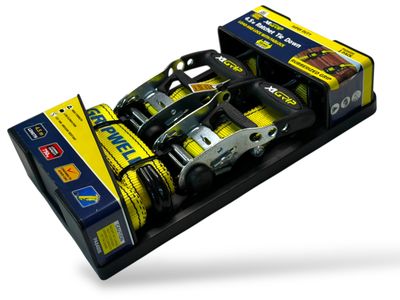 4.5m Ratchet Tie Downs 2Pc