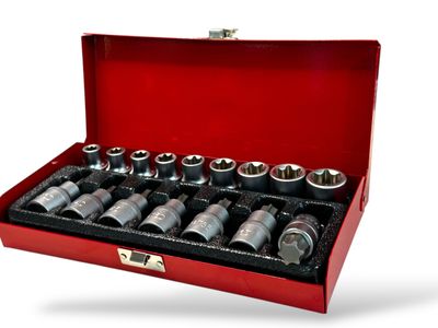 16Pc Torx Socket Set