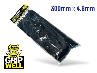 300mm x 4.8mm Cable Ties