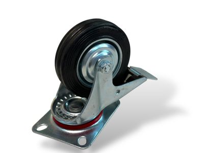 100mm Castor Wheel Braked