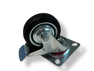 75mm Castor Wheel Braked