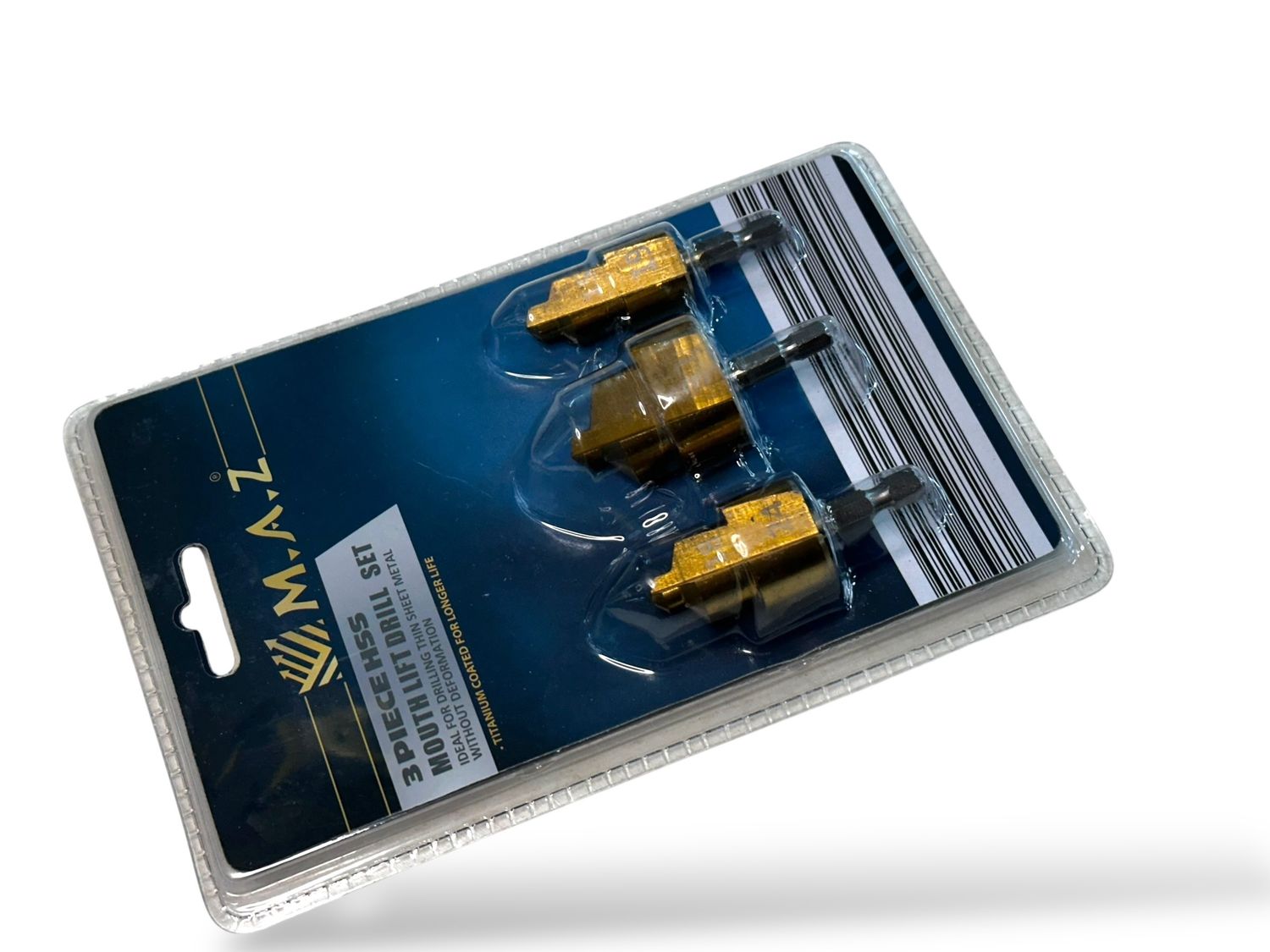3Pc Sheet Metal Drill Set