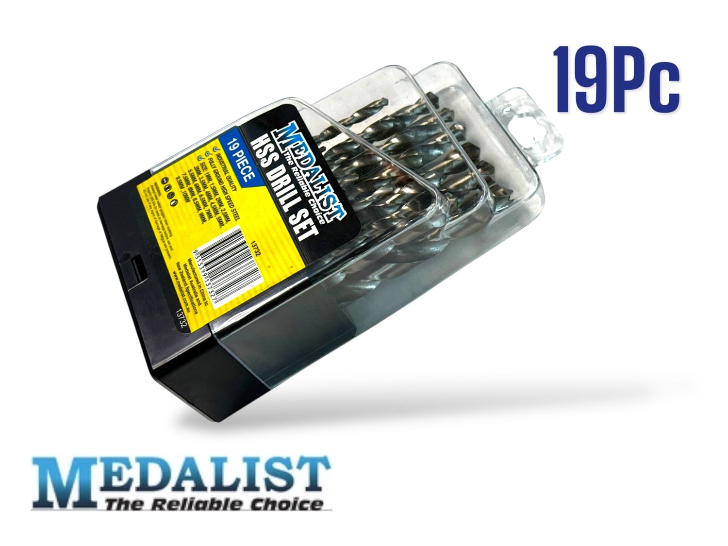 19Pc Drill Bit Set Metric