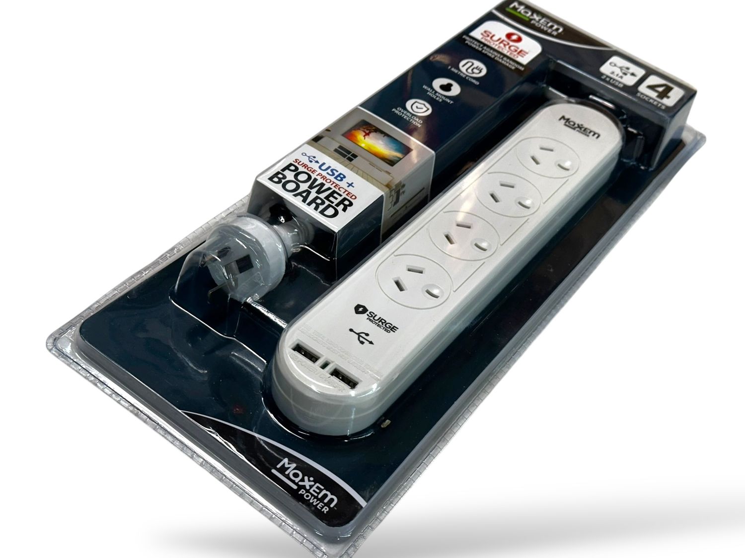 4 Socket + 2 USB Power Board