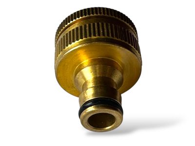1/2" Garden Hose Brass Tap Adaptor 1"- 3/4"