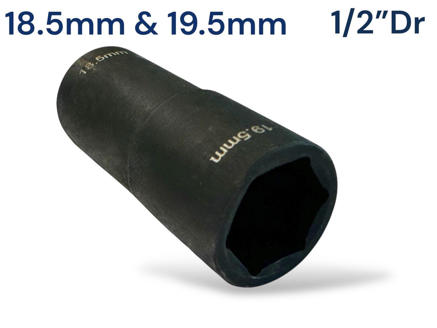 18.5/19.5mm Lug Nut Impact Socket Dble Ended