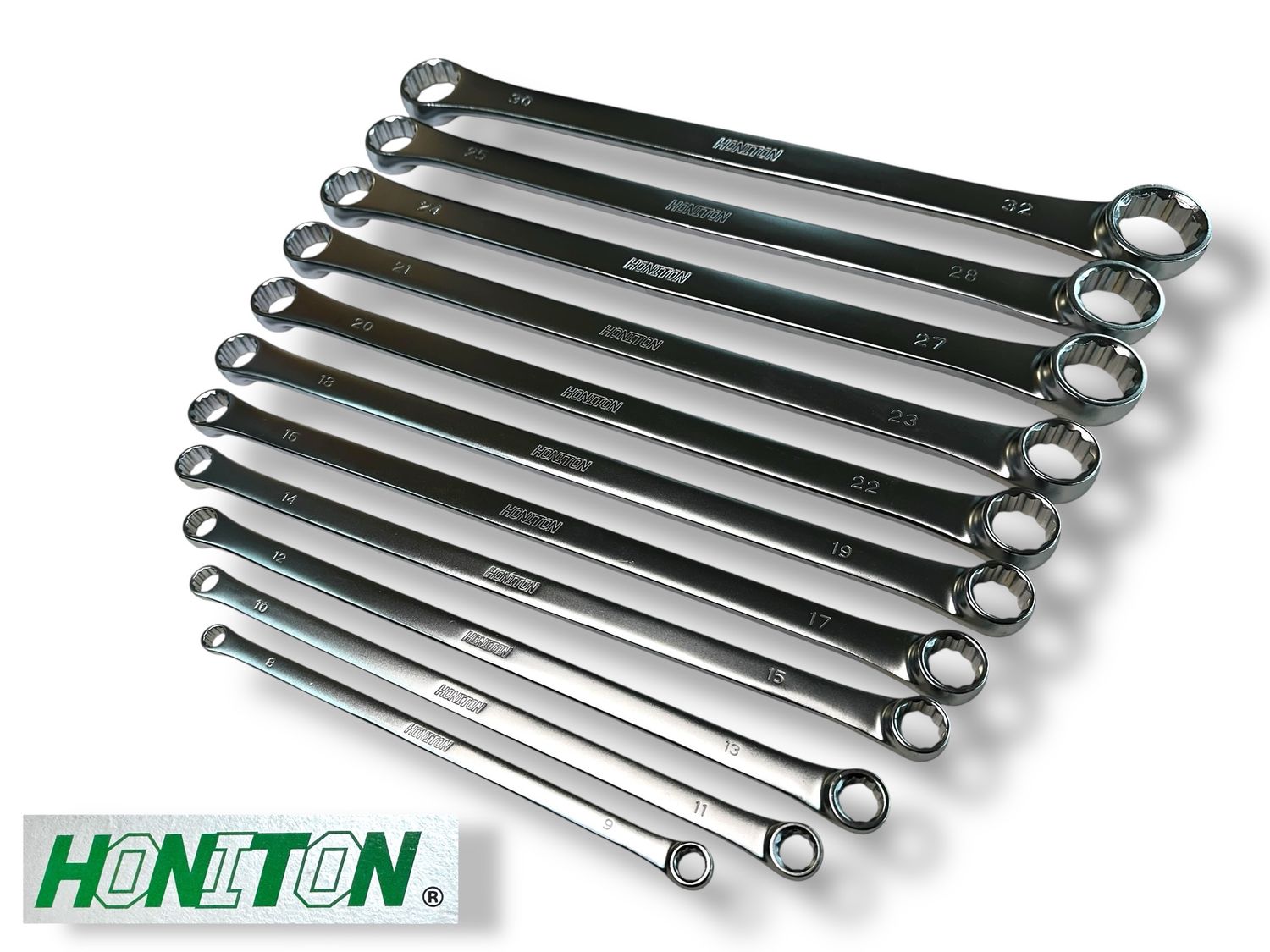 11Pc Spanner Set Ring Extra Long Metric