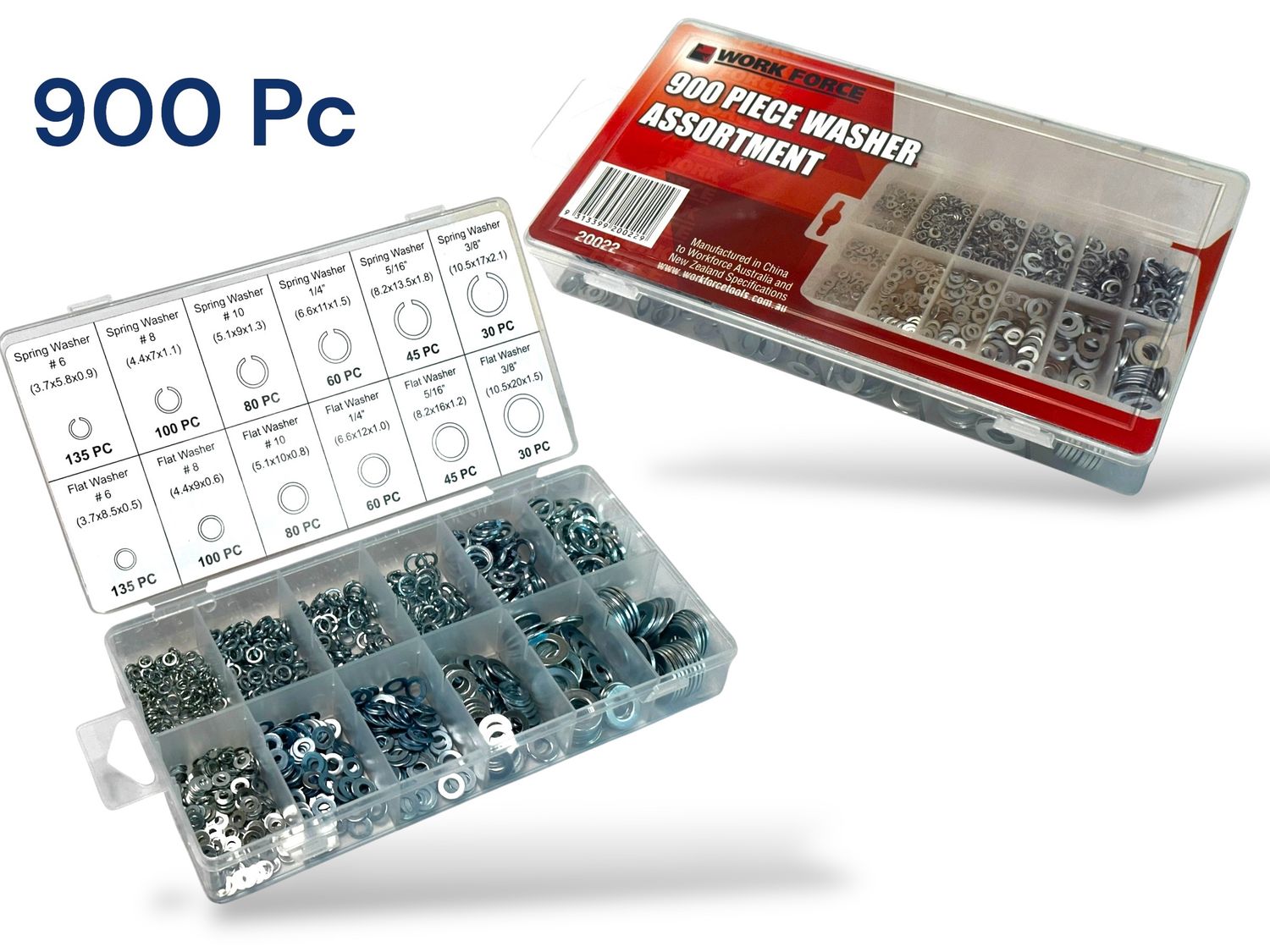 900Pc Washer Assortment