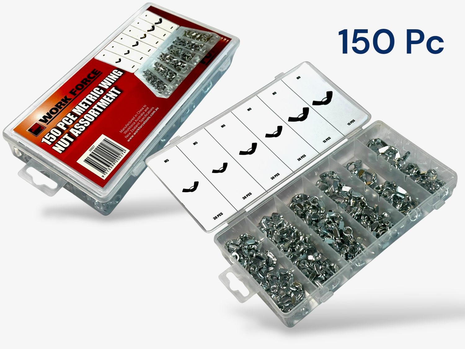 150Pc Wing Nuts