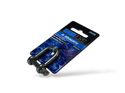 6mm D Shackle Stainless Steel