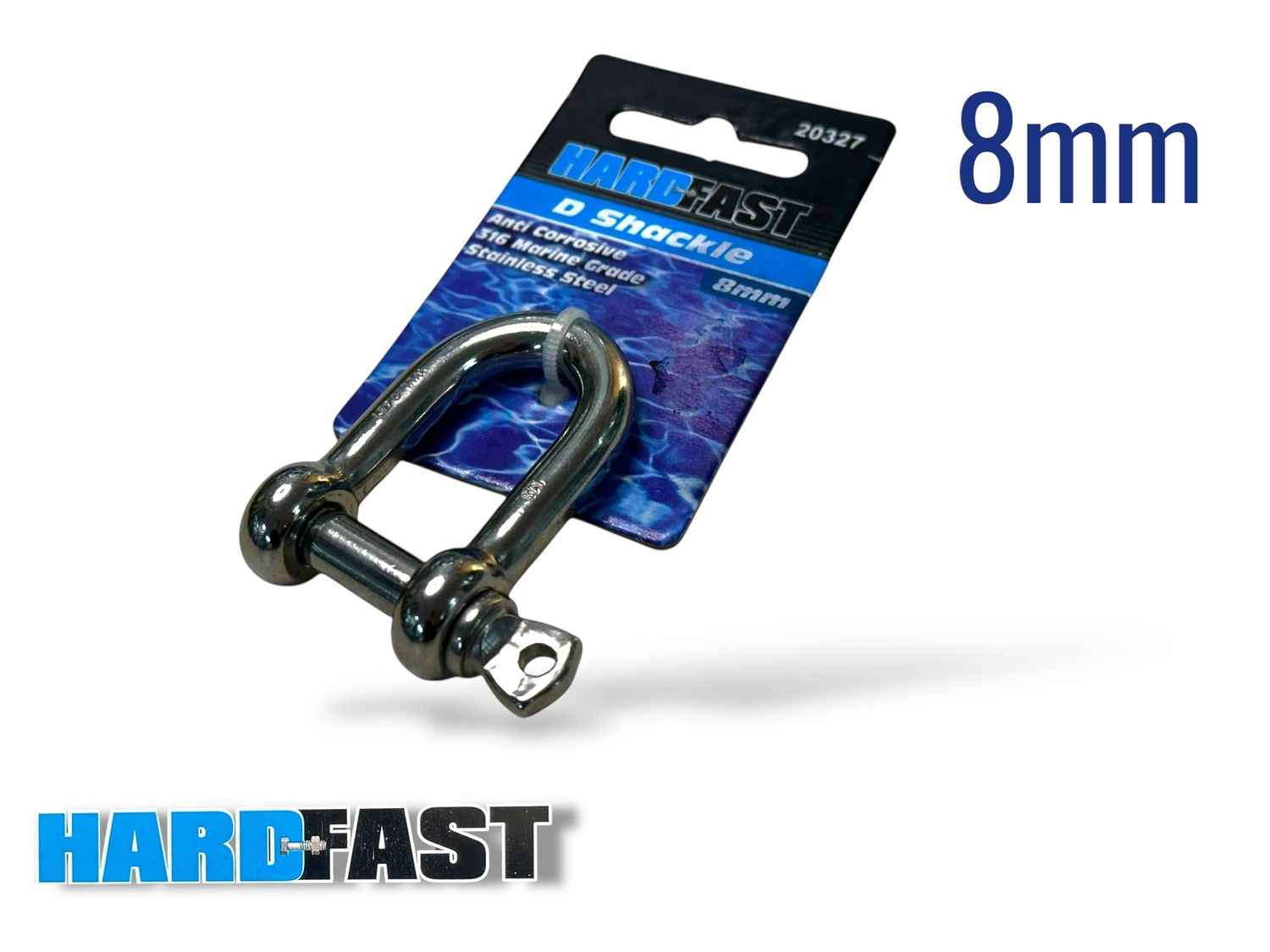 8mm D Shackle Stainless Steel