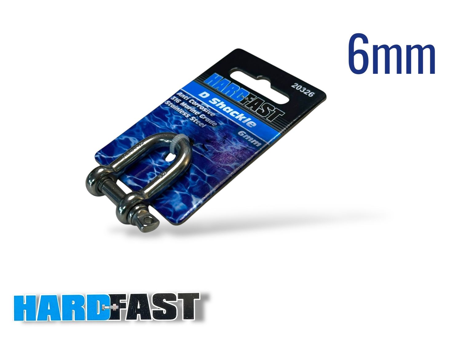 6mm D Shackle Stainless Steel