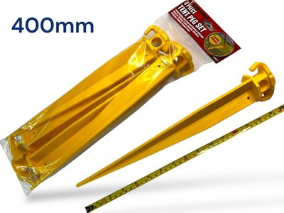 4Pc Tent Pegs 400mm