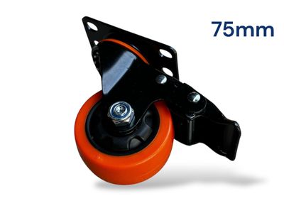 75mm Caster Braked