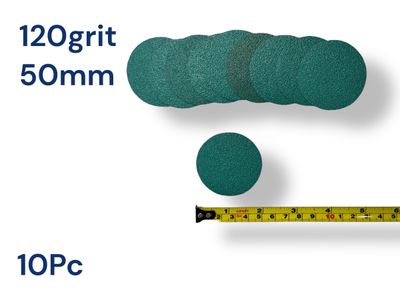 120grit 50mm Sanding Disks 10Pc