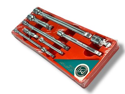 9 Piece Wobble Ext Bar Set 1/2", 3/8" and 1/4"