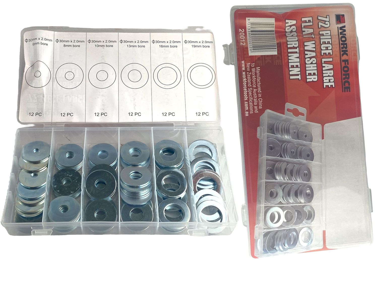 72Pc Washer Assortment