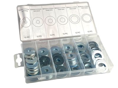 72Pc Washer Assortment