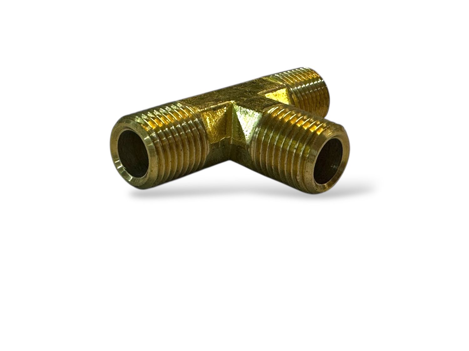 Air Fitting Brass Tee 1/4&quot;BSP Male