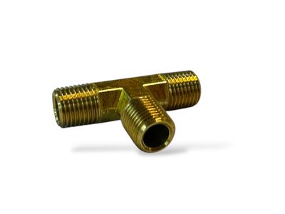 Air Fitting Brass Tee 1/4"BSP Male