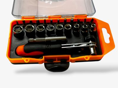 23 Pc Precision Screwdriver and Socket Set
