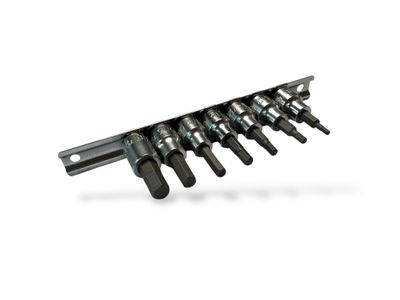 Hex Sockets Set 7Pc SAE 3/8" Dr