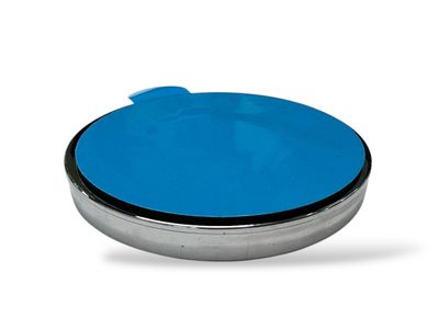60mm Red Reflectors Chrome Rim