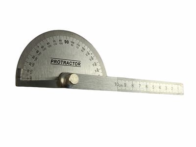 180 Degree Protractor with 10cm Rule