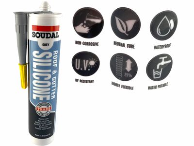 300ml Silicone Roof &amp; Gutter Grey