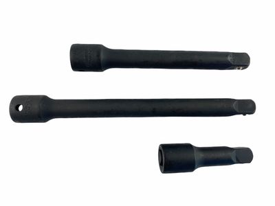3 Pc Impact 1/2" Dr Extensions