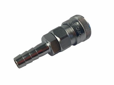 Air Hose Coupling Hi Flow Quick Release x 3/8" Barb