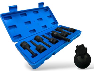 8Pc Ribe Socket Set Impact