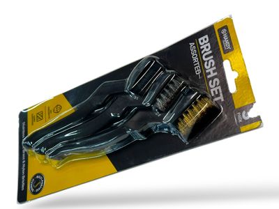 3Pc Wire Brush Set