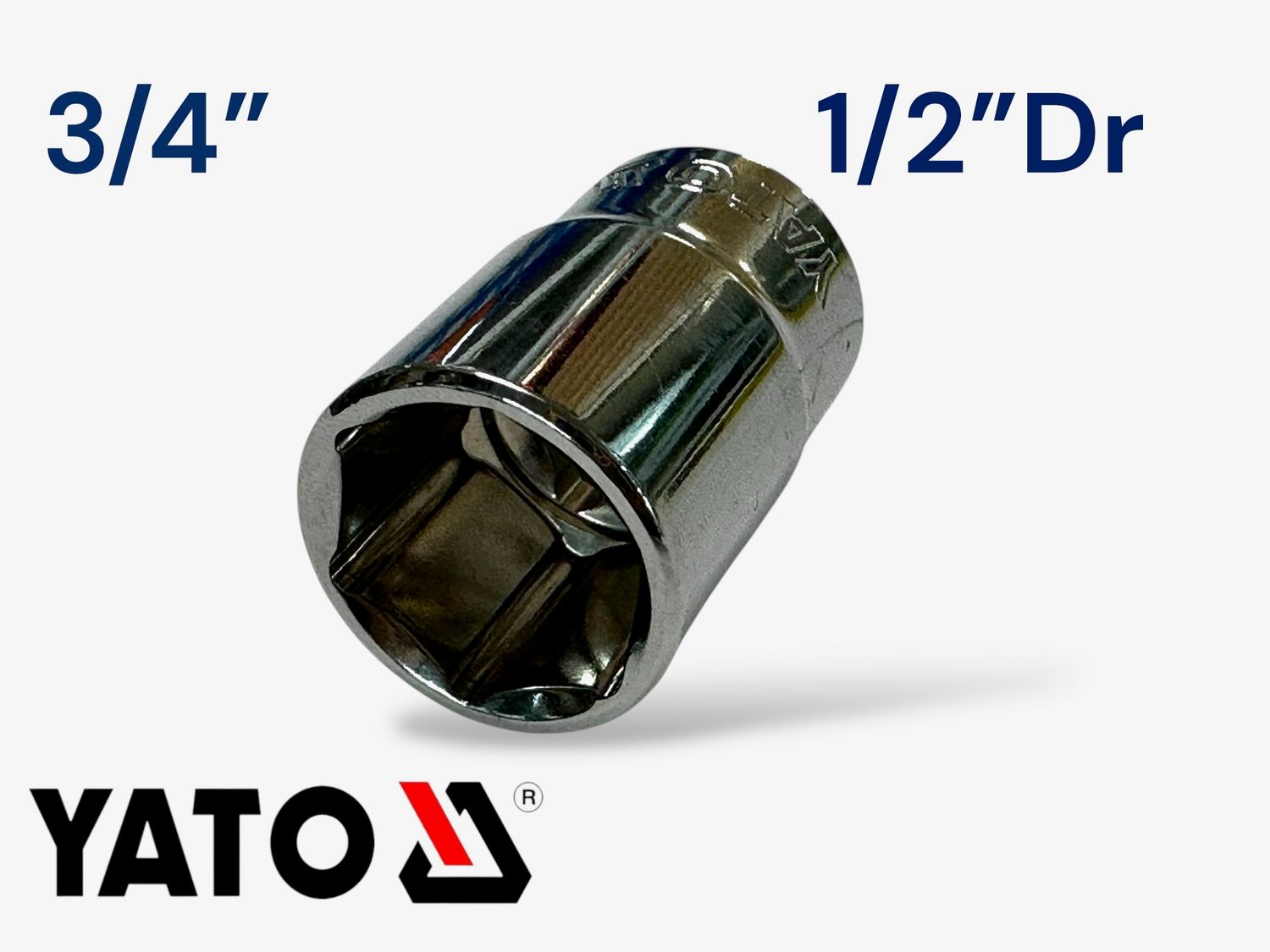 3/4” Socket 1/2" Dr