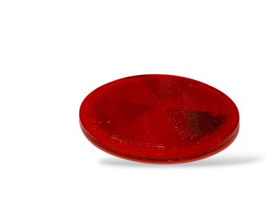 80mm Red Reflector No Rim